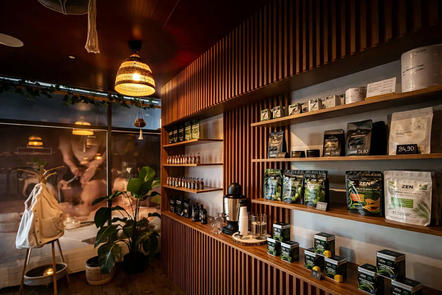 Orient Massage Studio — wnętrze